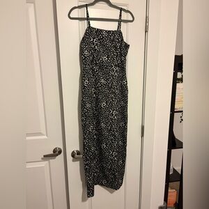 A New Day Satin Midi Dress